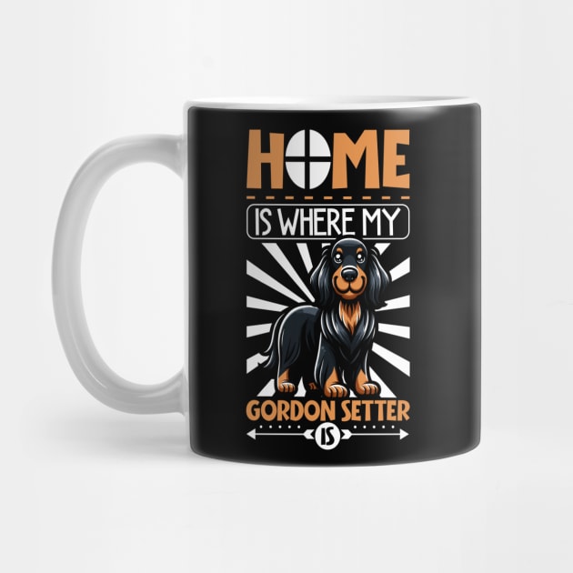 Home is with my Gordon Setter by Modern Medieval Design